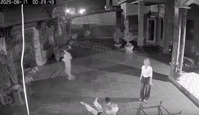 Nghi án vợ đâm chồng tử vong ở Phú Thọ: Camera tiết lộ gì?- Ảnh 1.